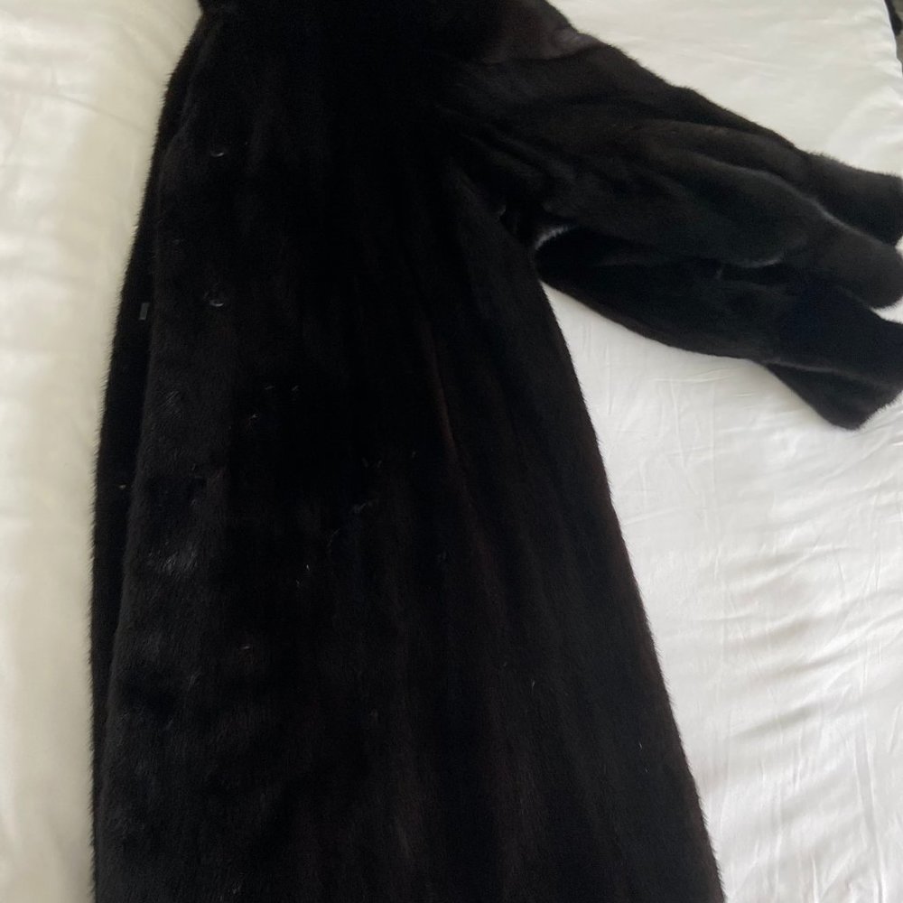 Mahogany Mink Swing Coat - Picture 6 of 14